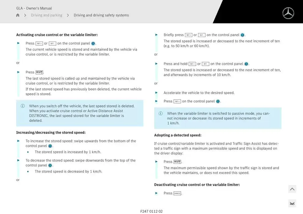 GLA SUV from 14 January to 30 April 2025 - Offers page 405