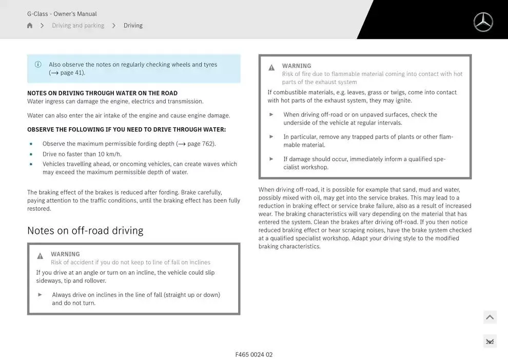 G-Class SUV from 14 January to 30 April 2025 - Offers page 282