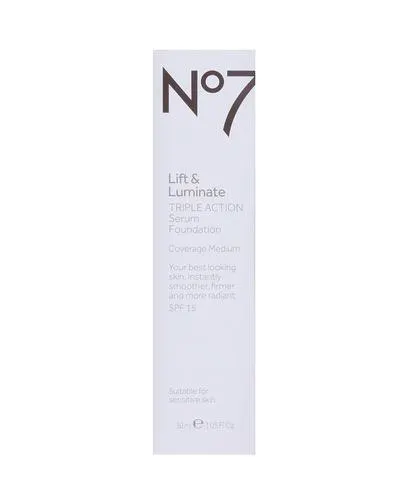 No7 Lift & Luminate Triple Action Serum Foundation Mocha