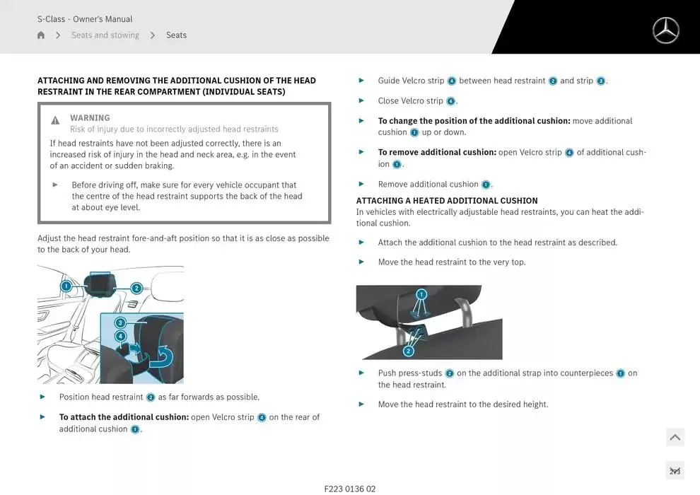 S-Class Saloon Long from 14 January to 30 April 2025 - Offers page 223