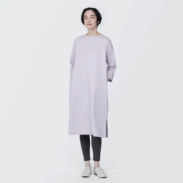 Double Knitted 3/4 Sleeve Dress