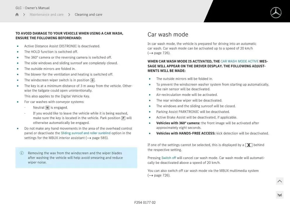 GLC SUV from 14 January to 30 April 2025 - Offers page 725