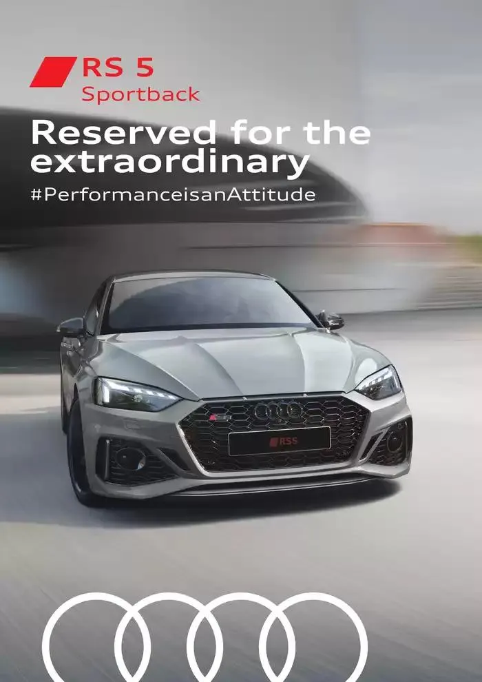 RS 5 Sportback from 21 January to 31 December 2025 - Offers page 1