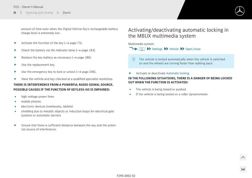 EQS SUV from 14 January to 30 April 2025 - Offers page 199