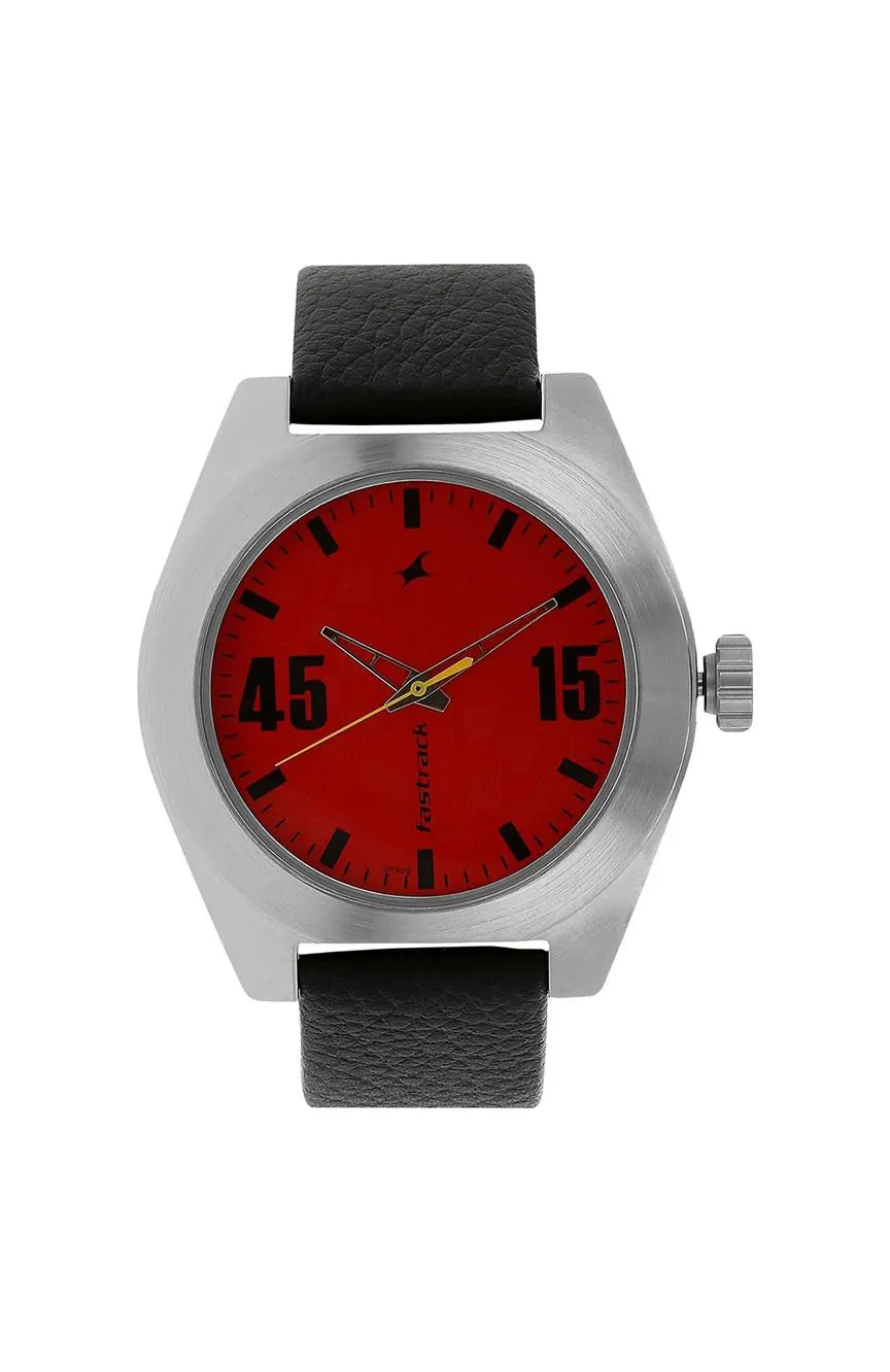 Men's Quartz Leather
