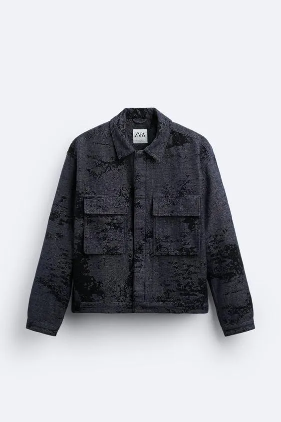 JACQUARD DENIM JACKET