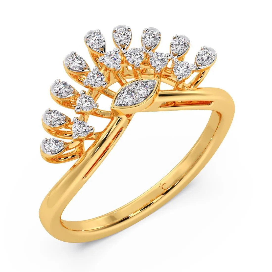 Crown Of Thorns Diamond Ring
