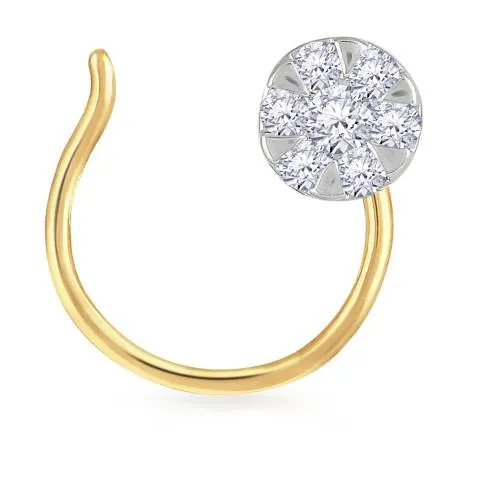 Mine Diamond Gold Nosepin NPGEN10356