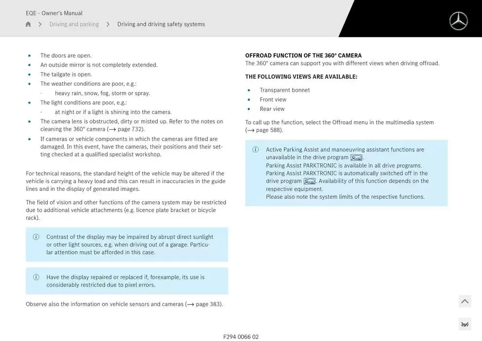 EQE SUV from 14 January to 30 April 2025 - Offers page 459