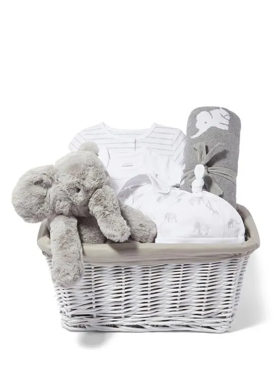 Baby Gift Hamper – 3 Piece Elephant Collection Set
