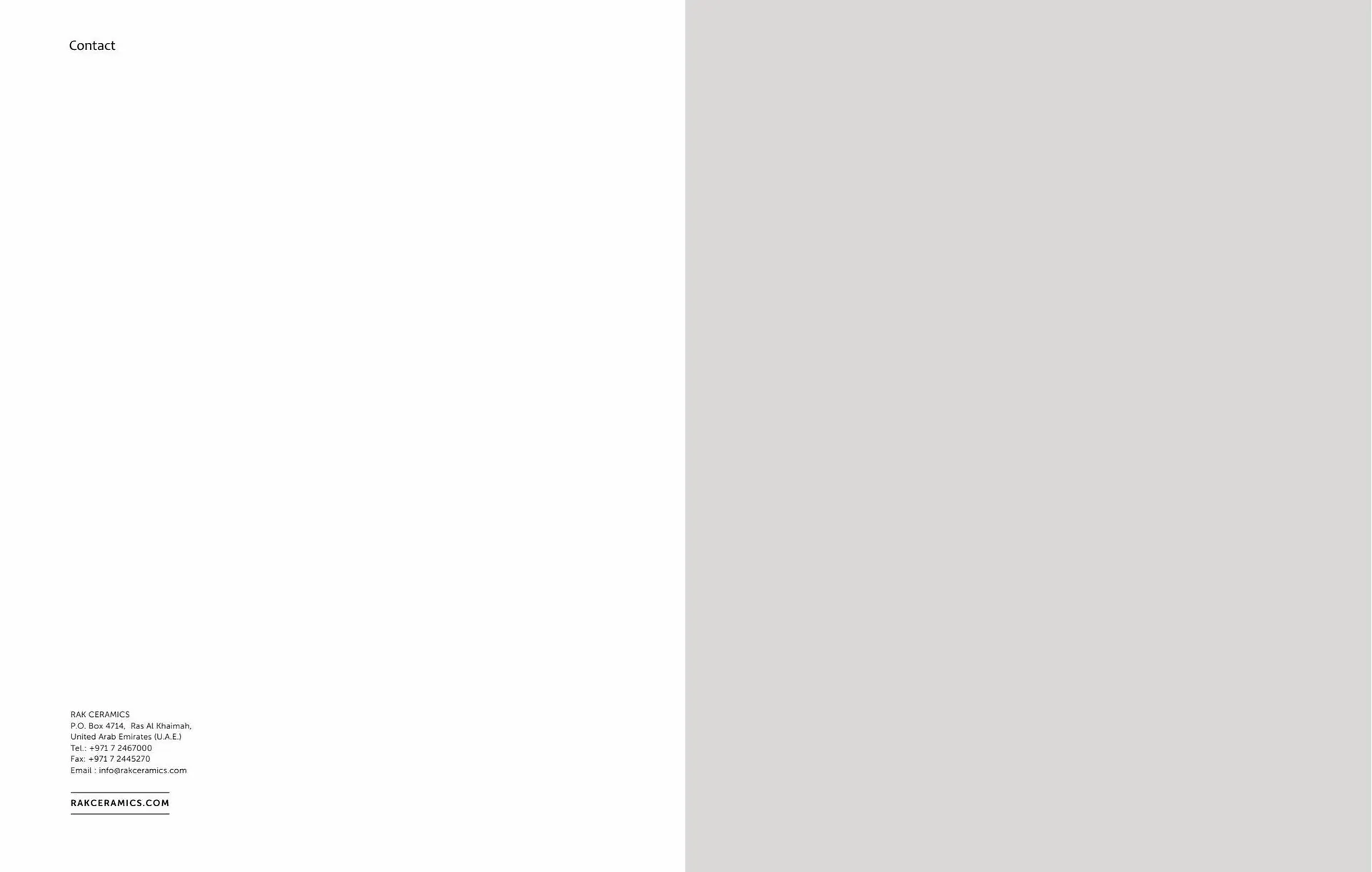 Rak Ceramics catalogue from 16 August to 22 August 2023 - Offers page 192