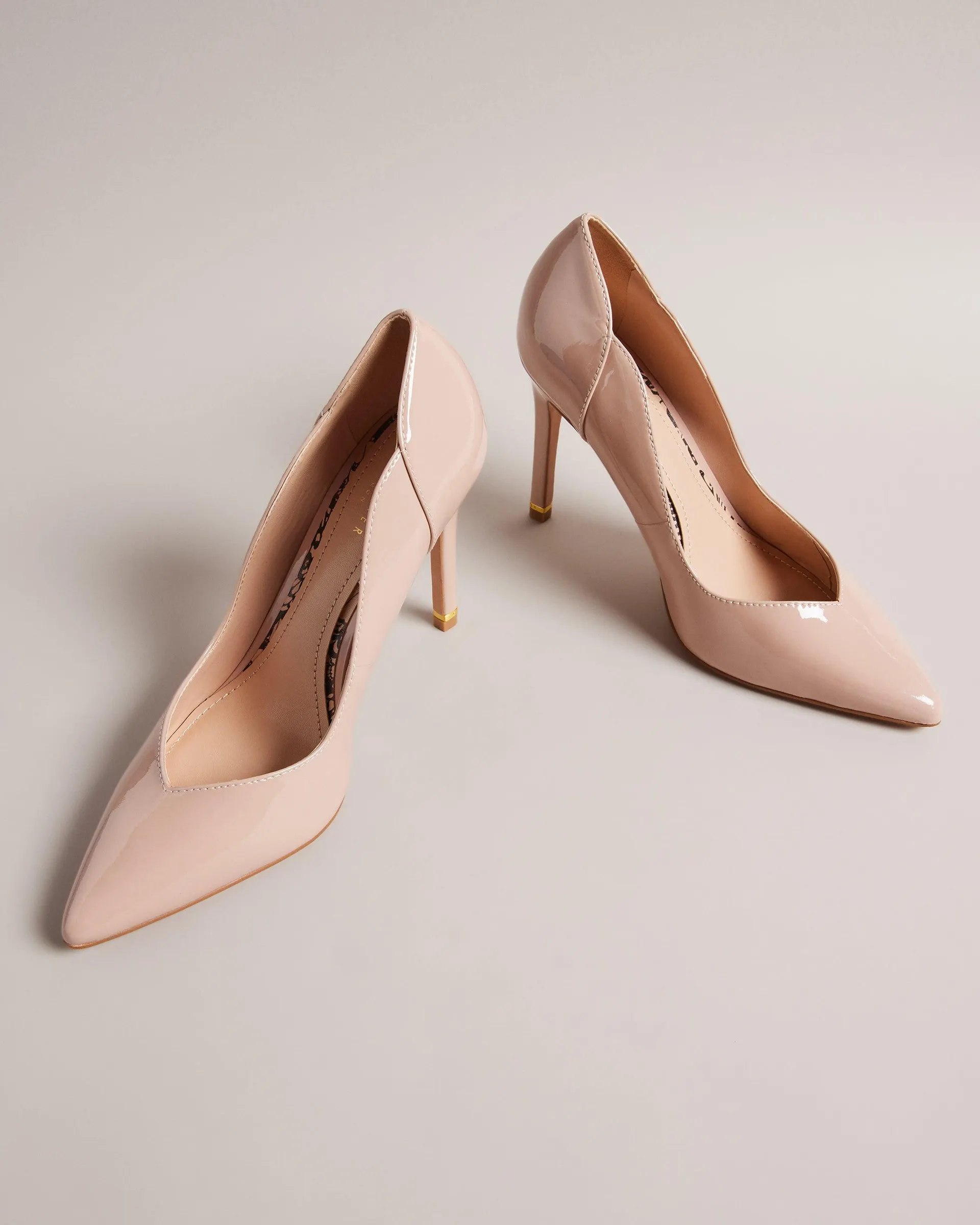 Orlinay Patent 100Mm Court Shoe Nude