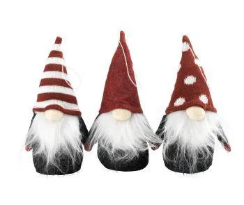 Santa BOND D:7xH18cm w/felt