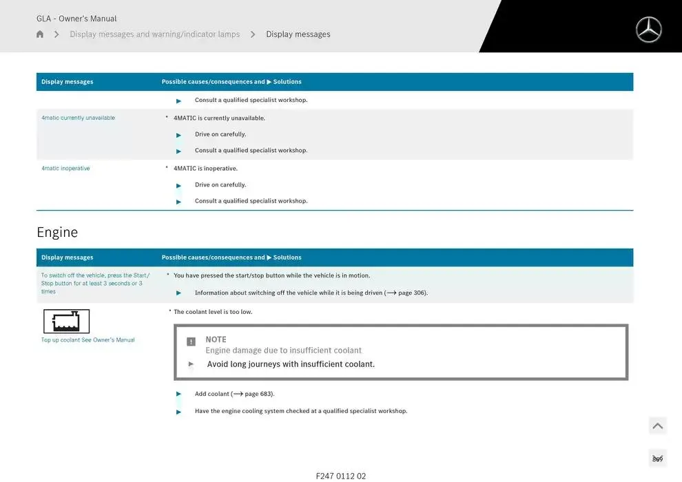 GLA SUV from 14 January to 30 April 2025 - Offers page 869
