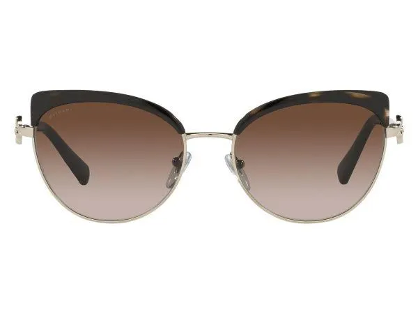 Cat Eye Pale Gold Havana Sunglasses