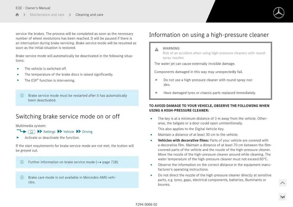 EQE SUV from 14 January to 30 April 2025 - Offers page 729