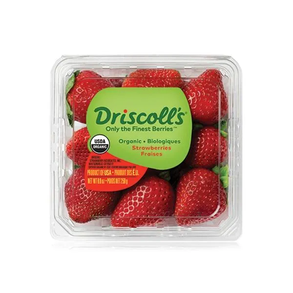 Driscoll's organic strawberries 250g