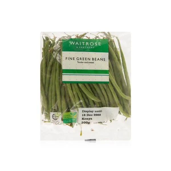 Waitrose Whole Fine Green Beans 300g