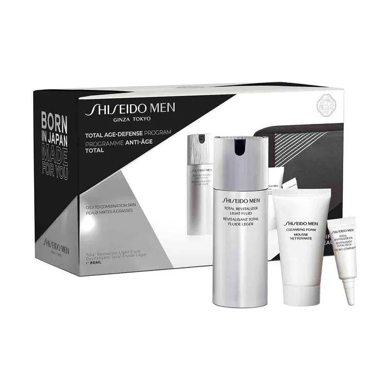 Shiseido Men Total Revitalizer Light Fluid Pouch Set