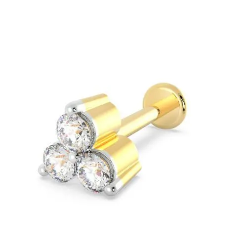 Mine Diamond Gold Nosepin NPGEN10317