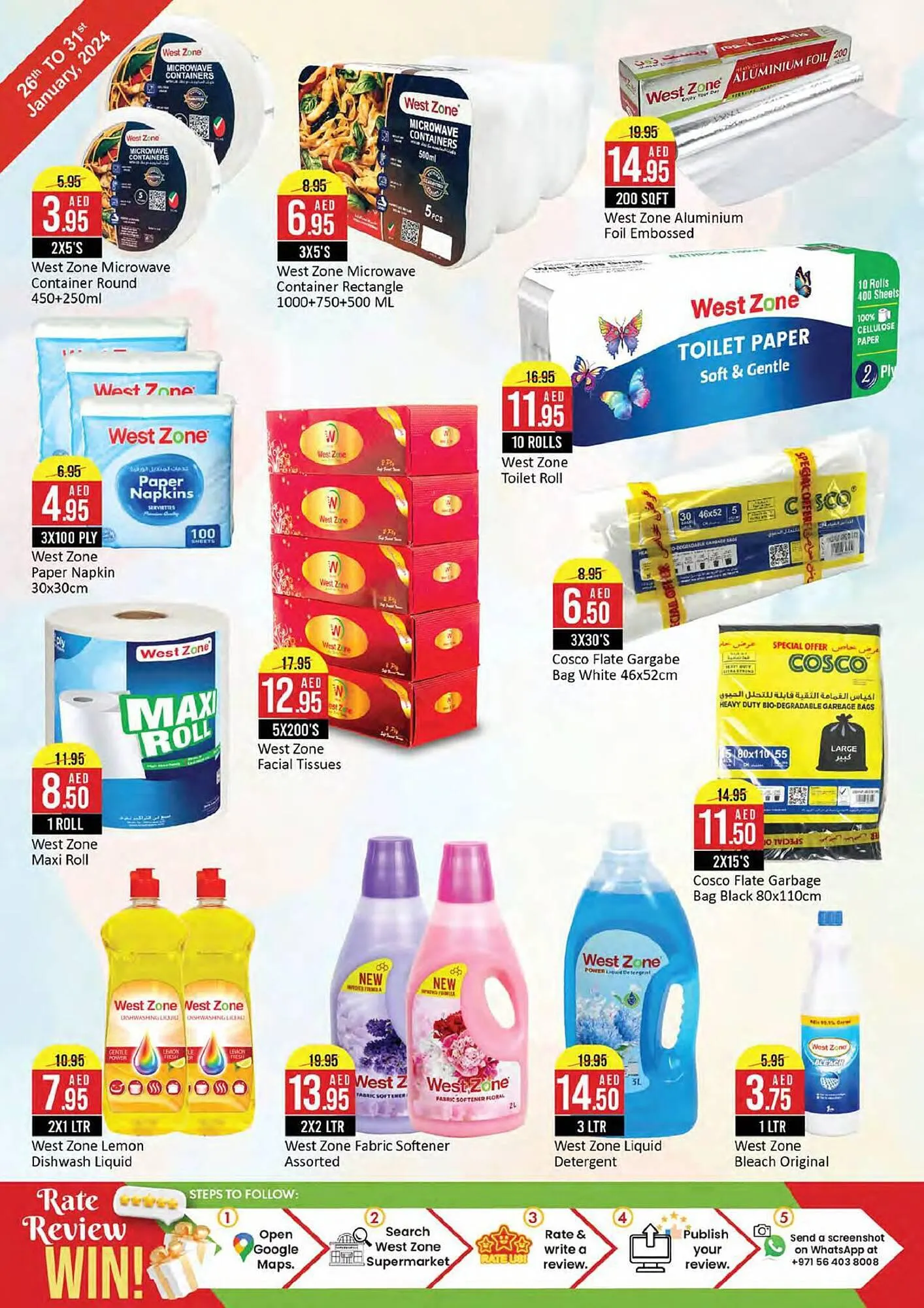 West Zone Supermarket catalogue from 26 January to 31 January 2024 - Offers page 16