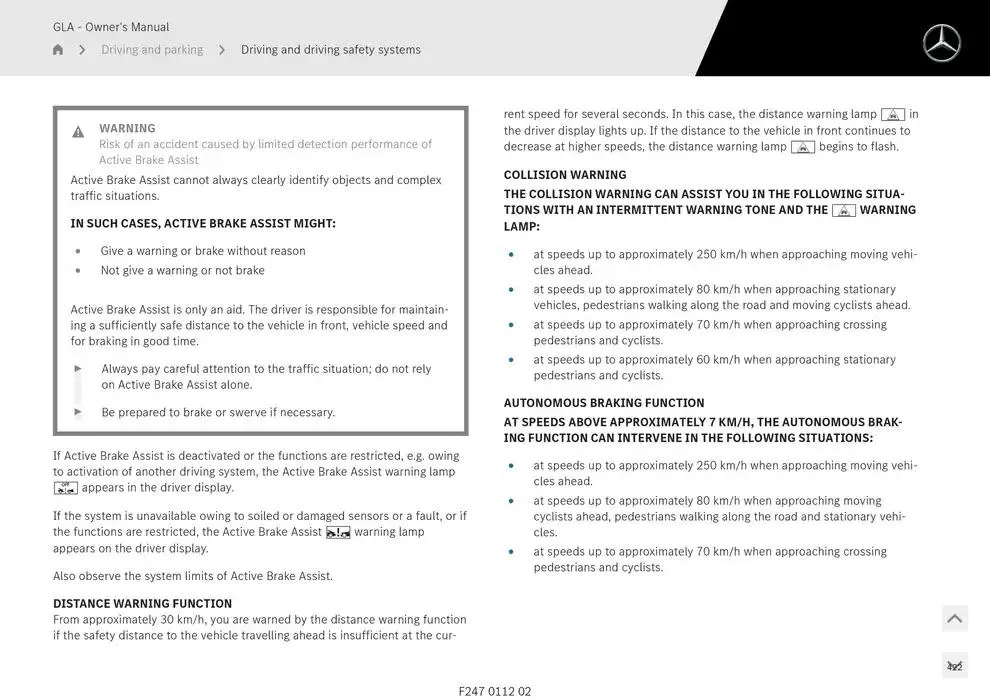 GLA SUV from 14 January to 30 April 2025 - Offers page 422