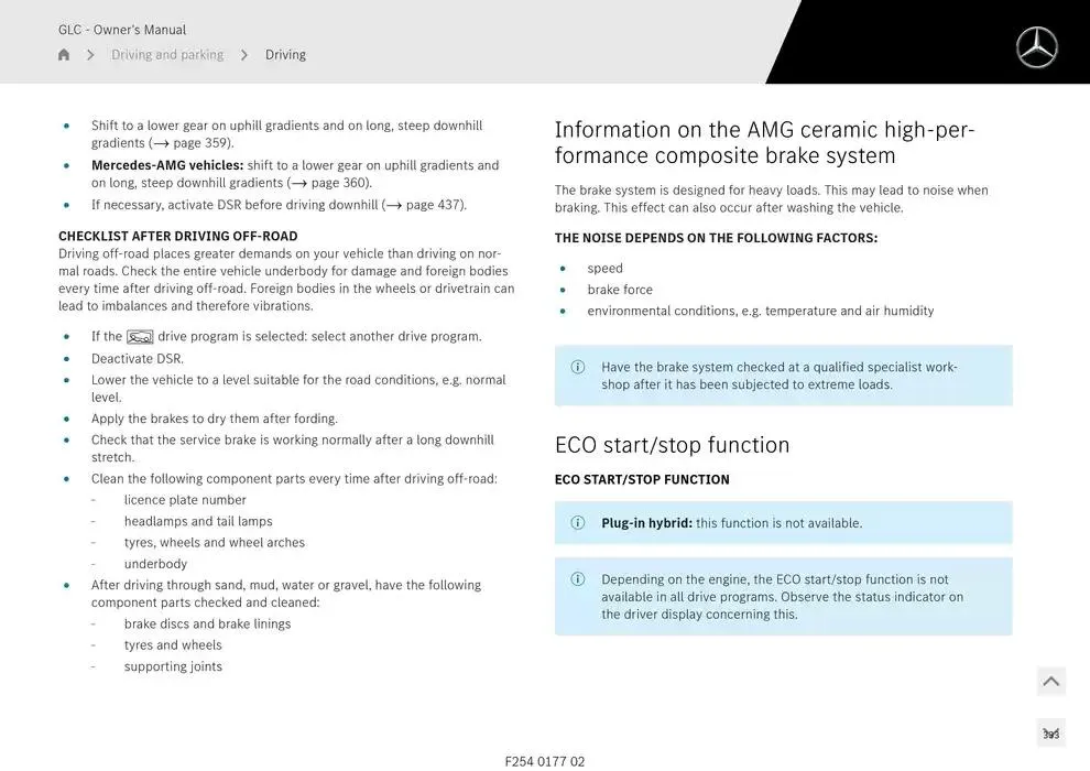 GLC SUV from 14 January to 30 April 2025 - Offers page 333