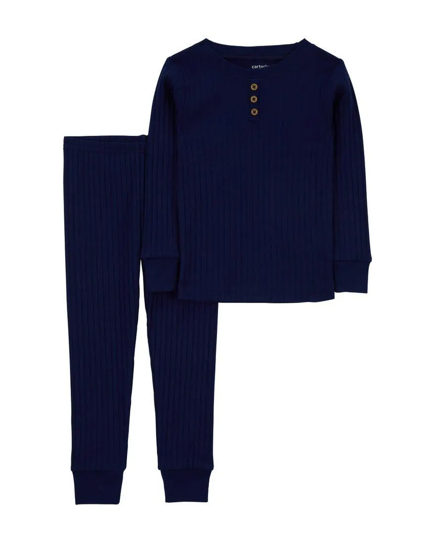 2-Piece Cotton Blend Pyjamas Set