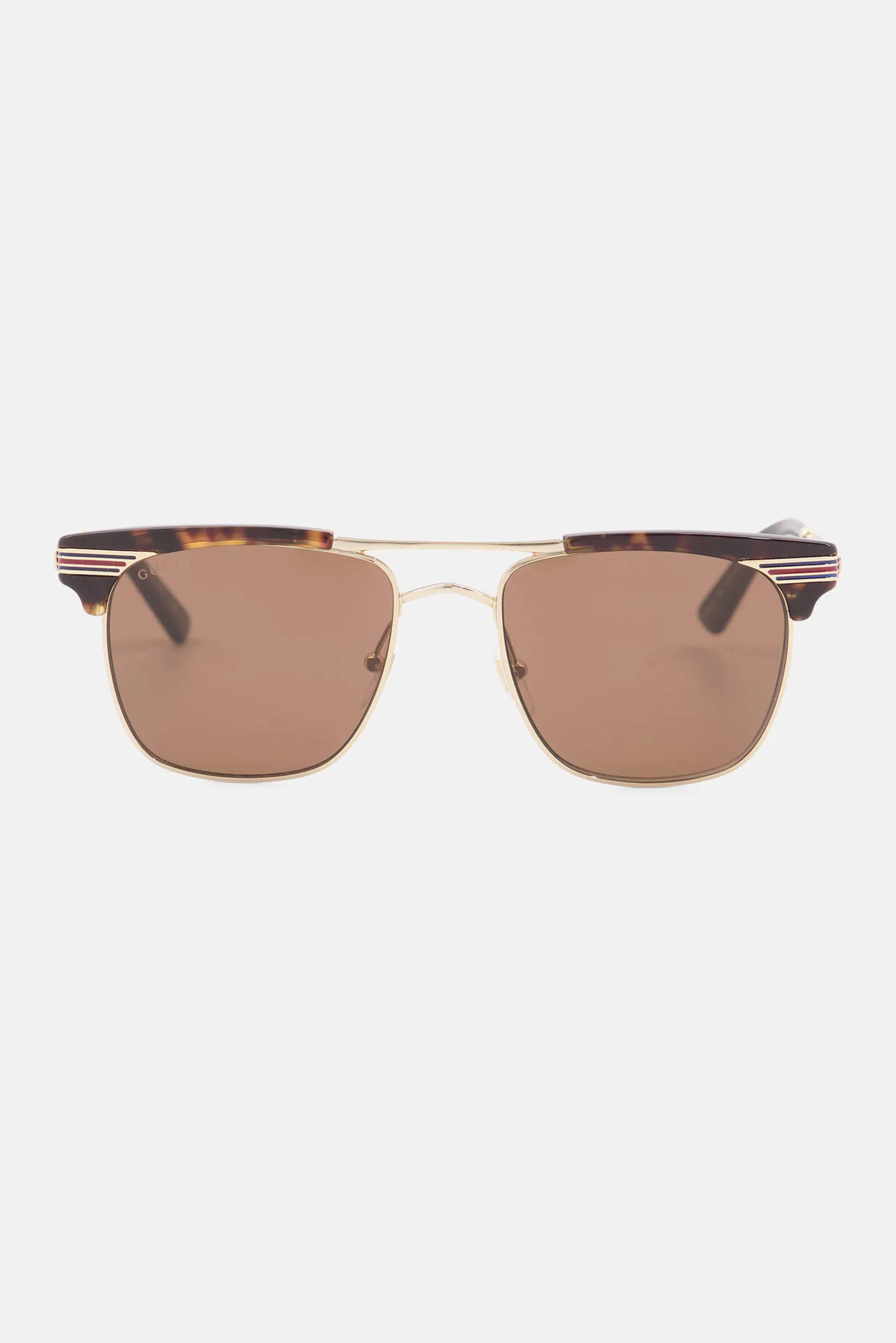Men GG0287S Rectangular Sunglasses, Havana