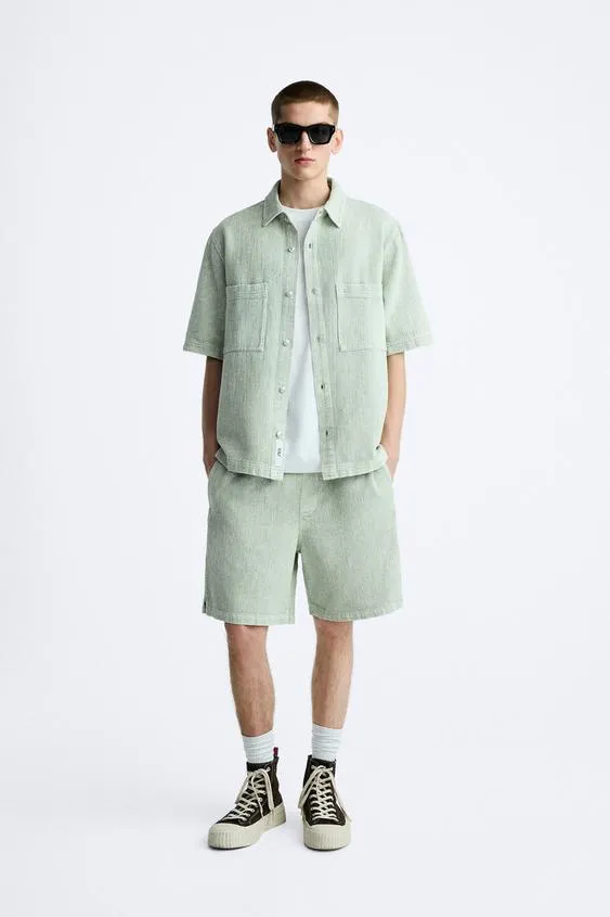 FADED TEXTURED SHIRT