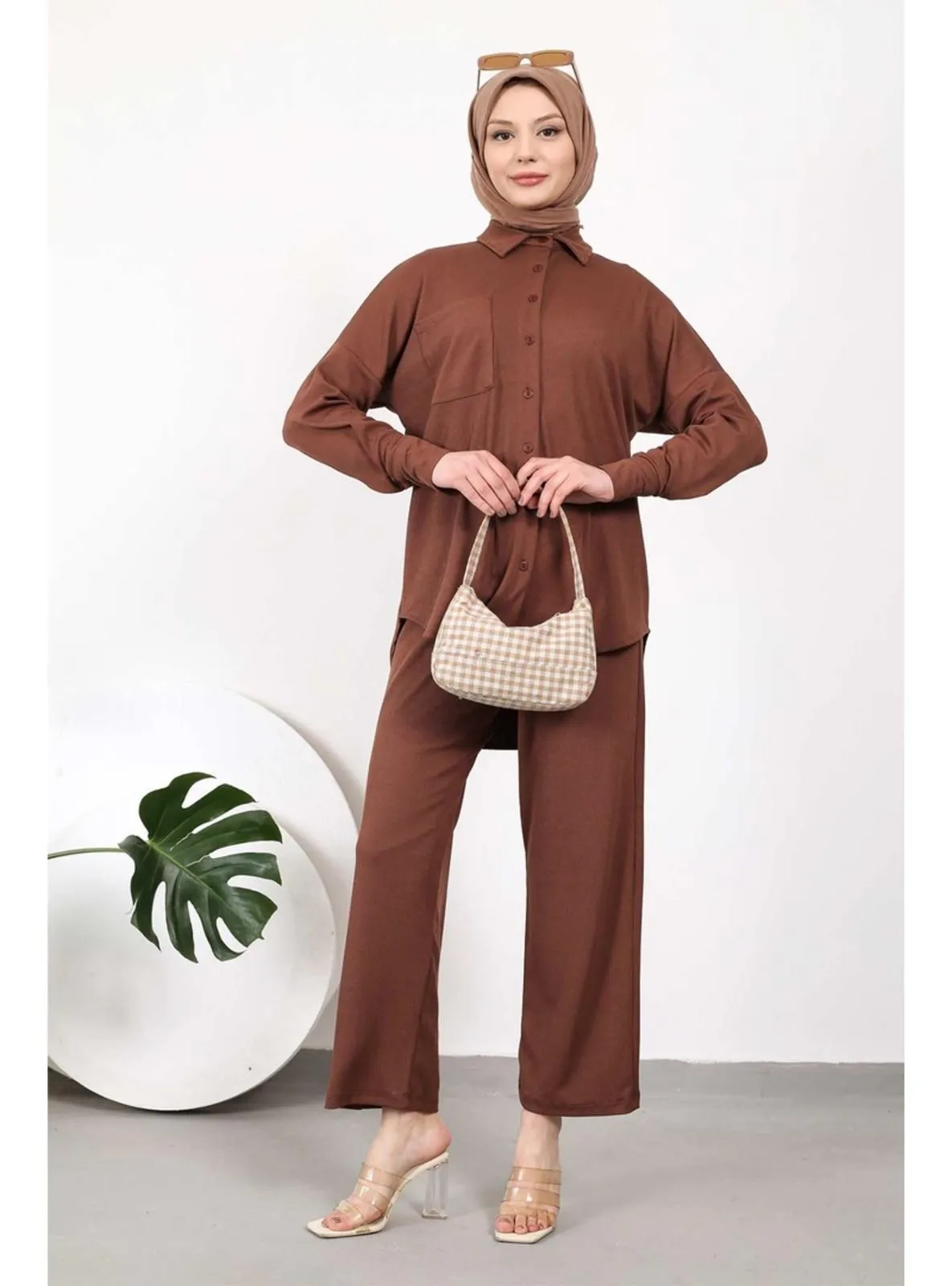 Milky Brown - Unlined - Suit
