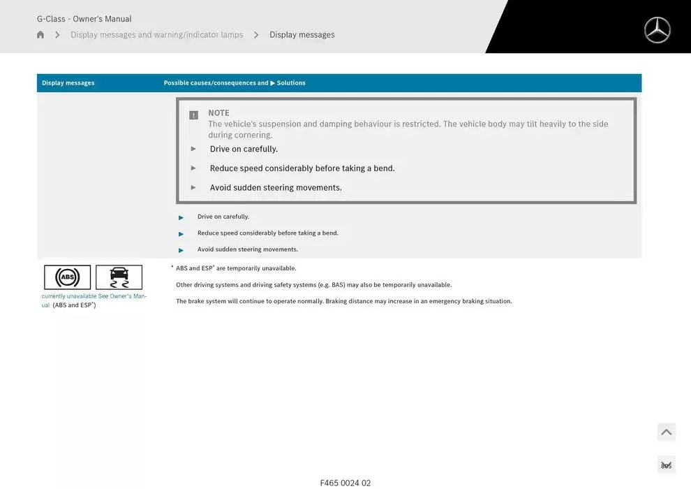 G-Class SUV from 14 January to 30 April 2025 - Offers page 805