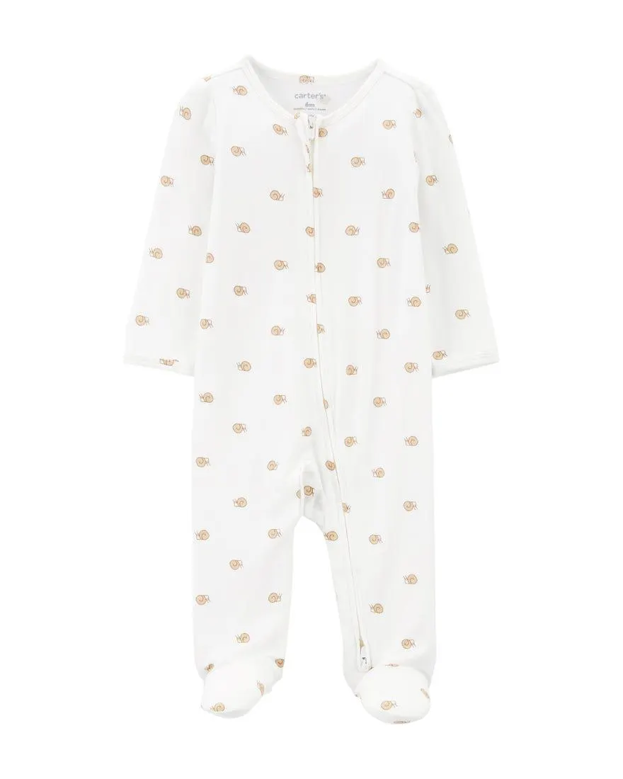 Snail Print Sleep and Play Pyjamas