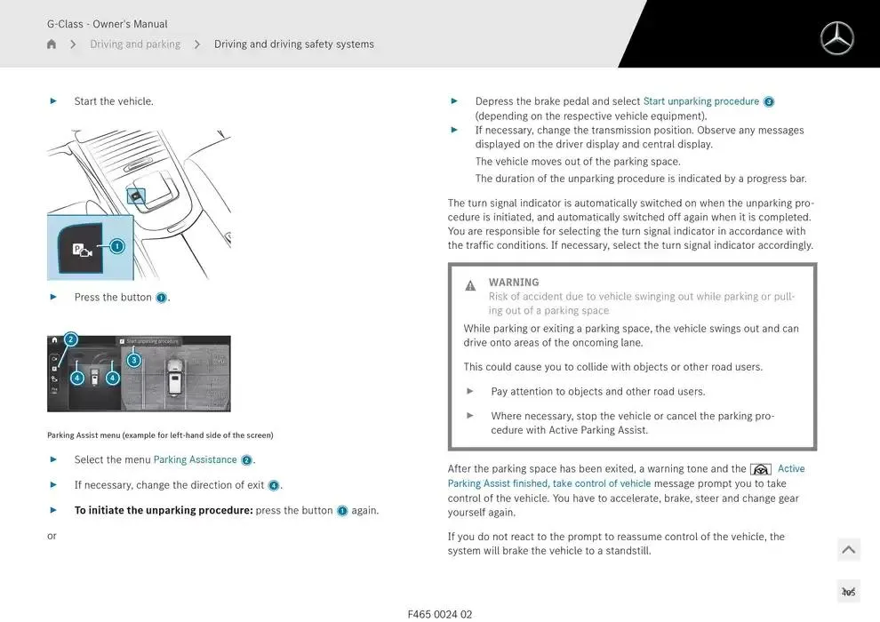 G-Class SUV from 14 January to 30 April 2025 - Offers page 405