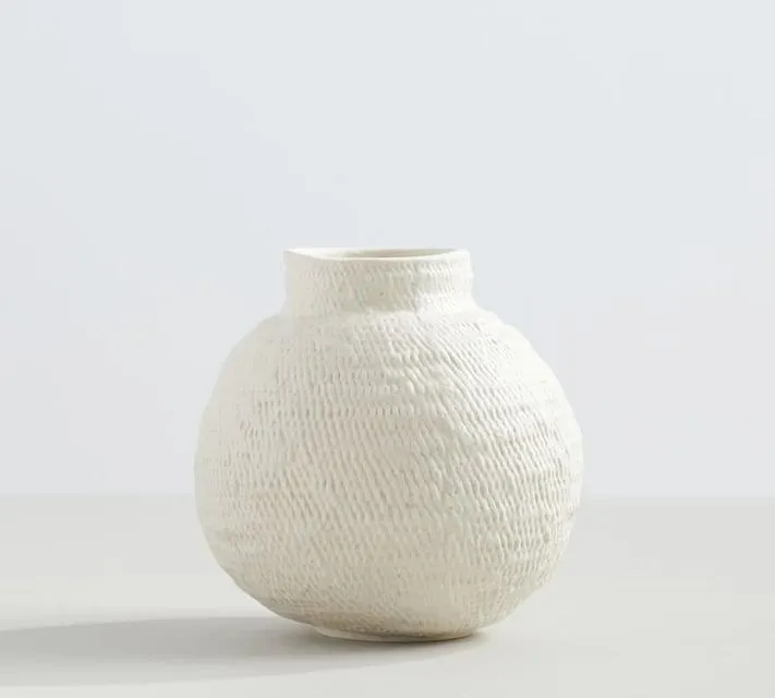 Frasier Textured Handcrafted Ceramic Vases