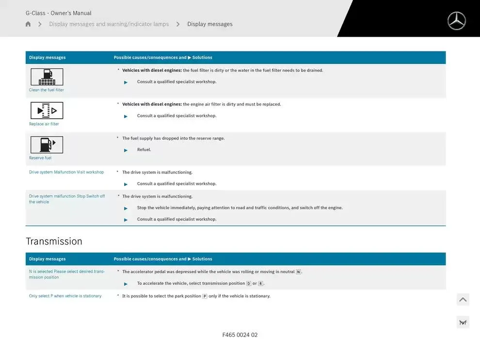 G-Class SUV from 14 January to 30 April 2025 - Offers page 797