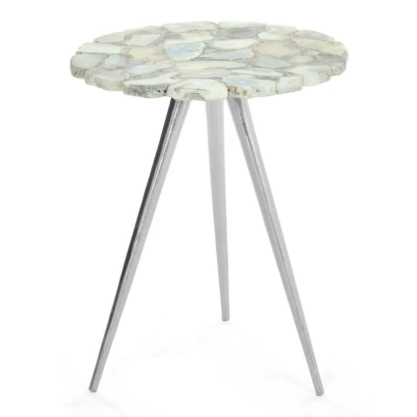 Finglas End Table, Silver