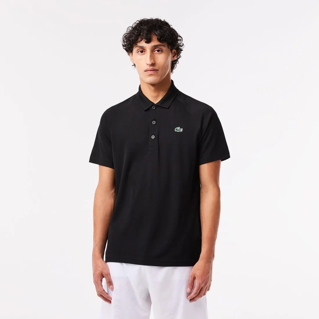 Men's Lacoste Sport Breathable Run-resistant Interlock Polo Shirt