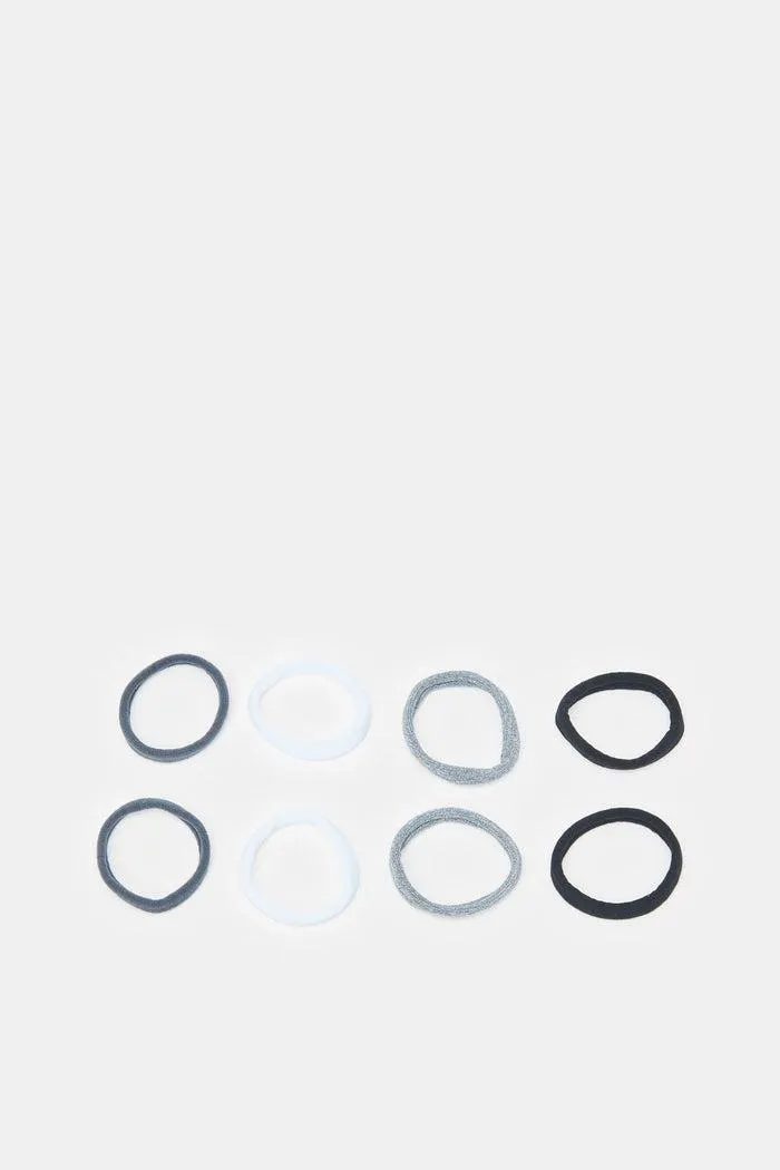 Women Assorted Scrunchies Set (Pack of 8)