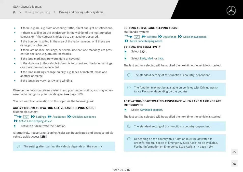 GLA SUV from 14 January to 30 April 2025 - Offers page 437