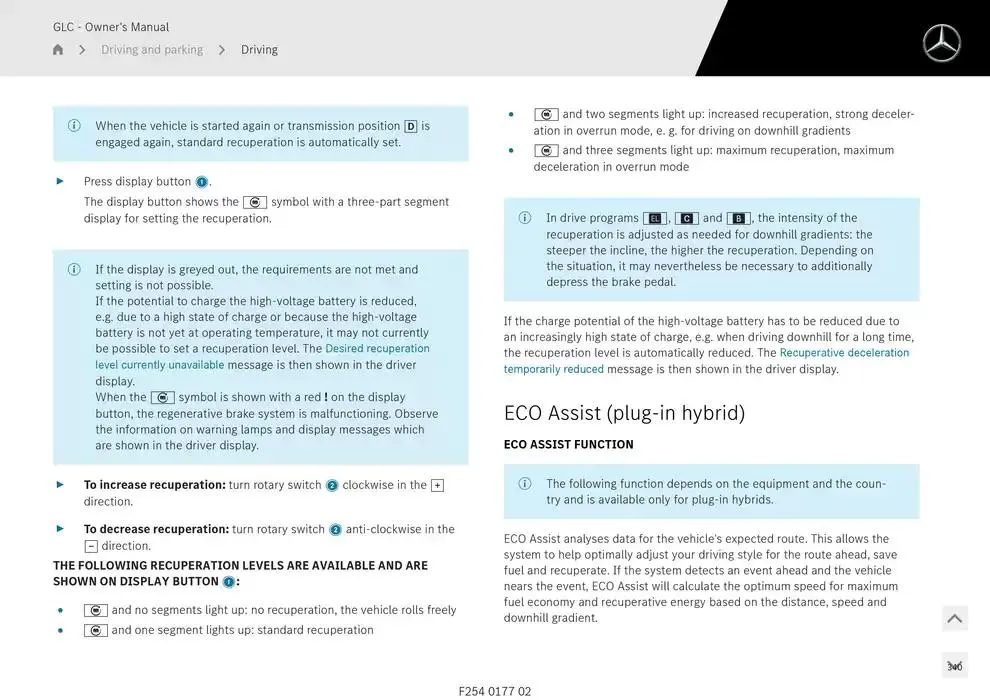 GLC SUV from 14 January to 30 April 2025 - Offers page 340