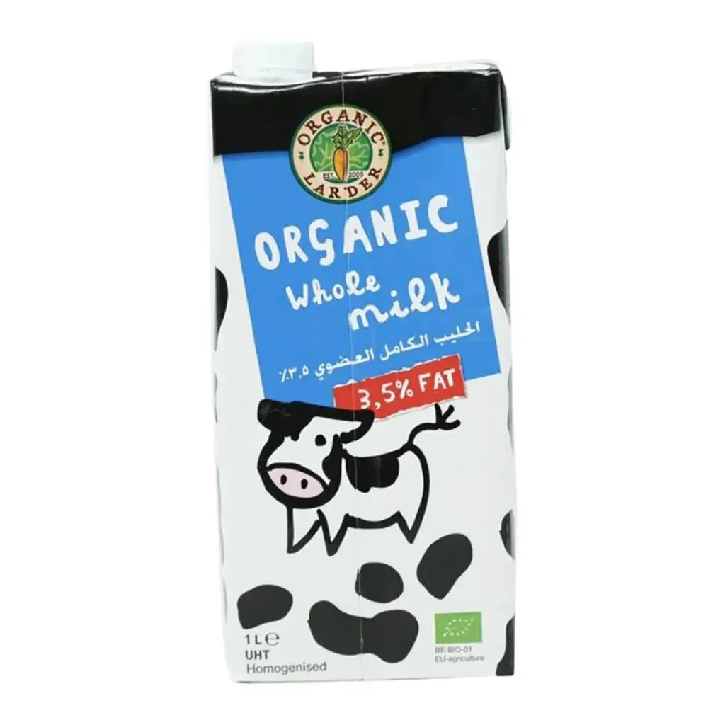 Organic Larder 3.5% Whole Milk 1L