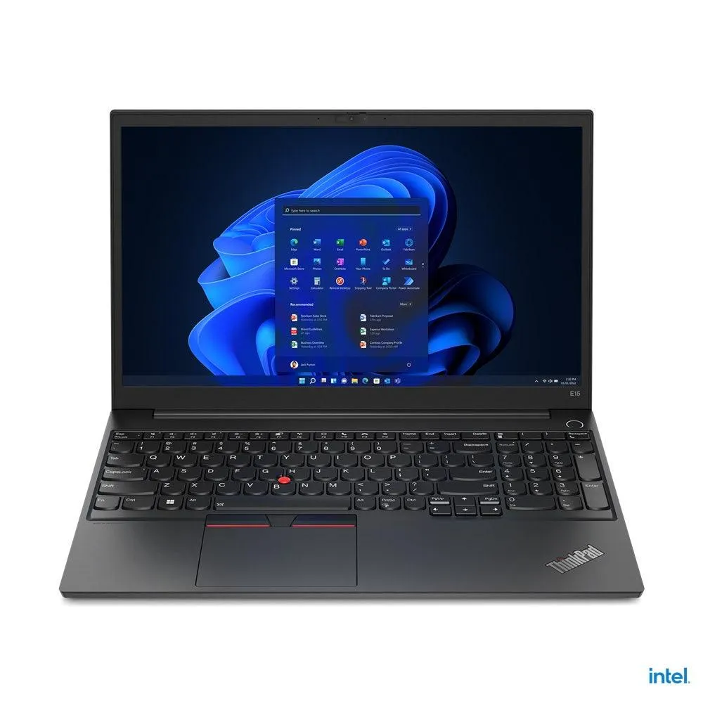 LENOVO E15-21E6000QGR Intel Core i5-1235U 8GB RAM 512GB SSD Integrated Intel Iris Xe Graphics 15.6" FHD, Black