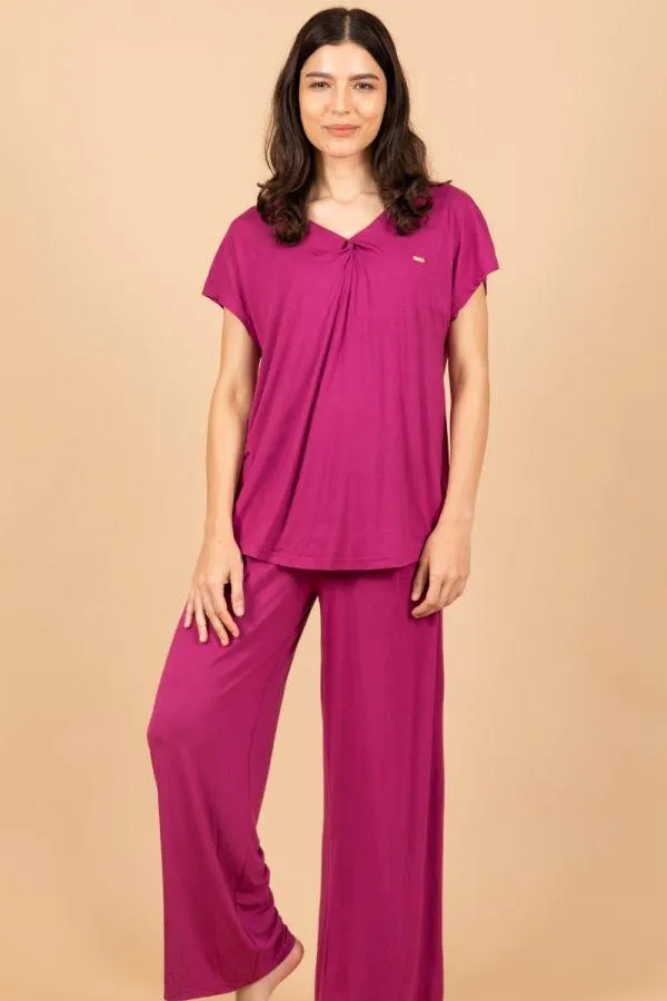 Ladies Plum Lounge PJ