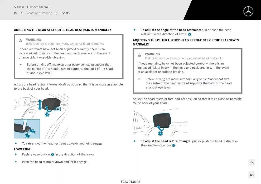S-Class Saloon Long from 14 January to 30 April 2025 - Offers page 222