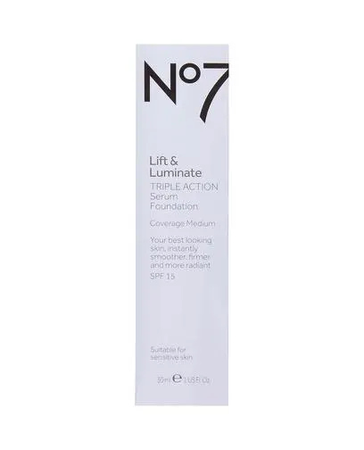 No7 Lift & Luminate Triple Action Serum Foundation Honey