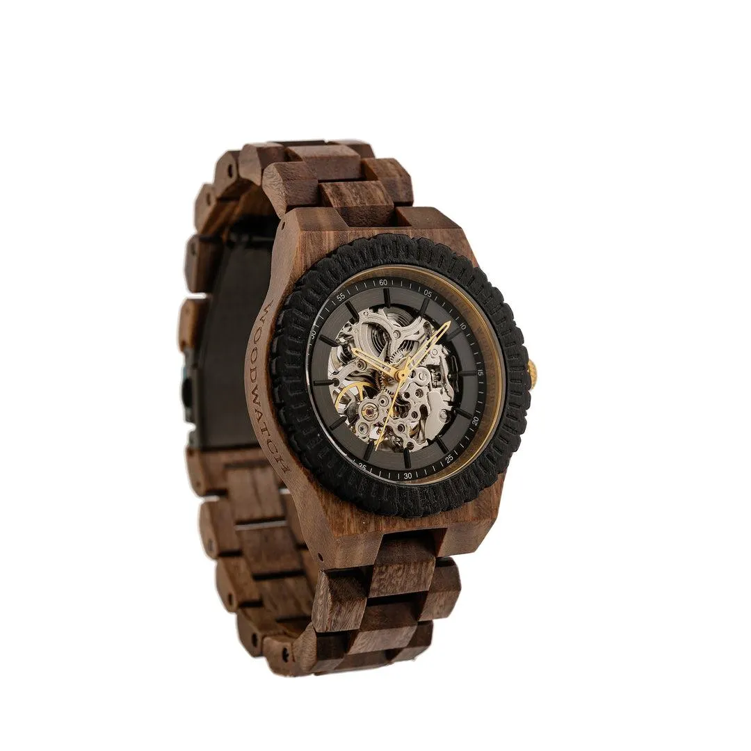 WOODWATCH MEN'S AUTOMATIC TRAILBLAZER LIMITED EDITION WATCH