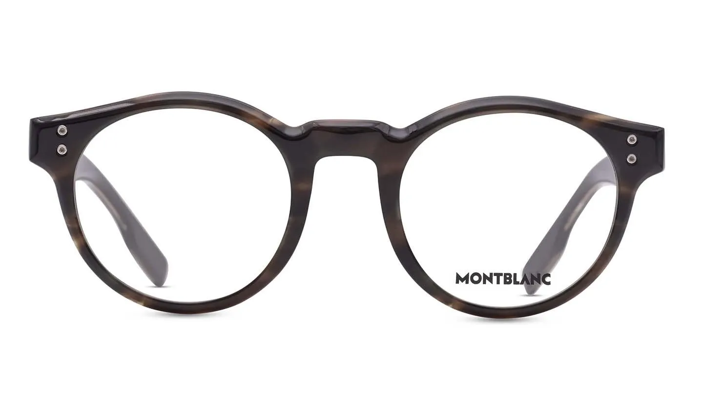 Men Round Black Eyeglass