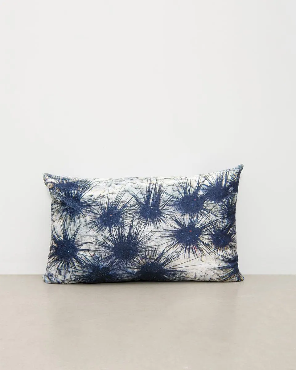 Παραλληλογραμμο Μαξιλαρι Ξαπλωστρας Ψηφιακο Τυπωμα Αχινοι Helm 30x50cm