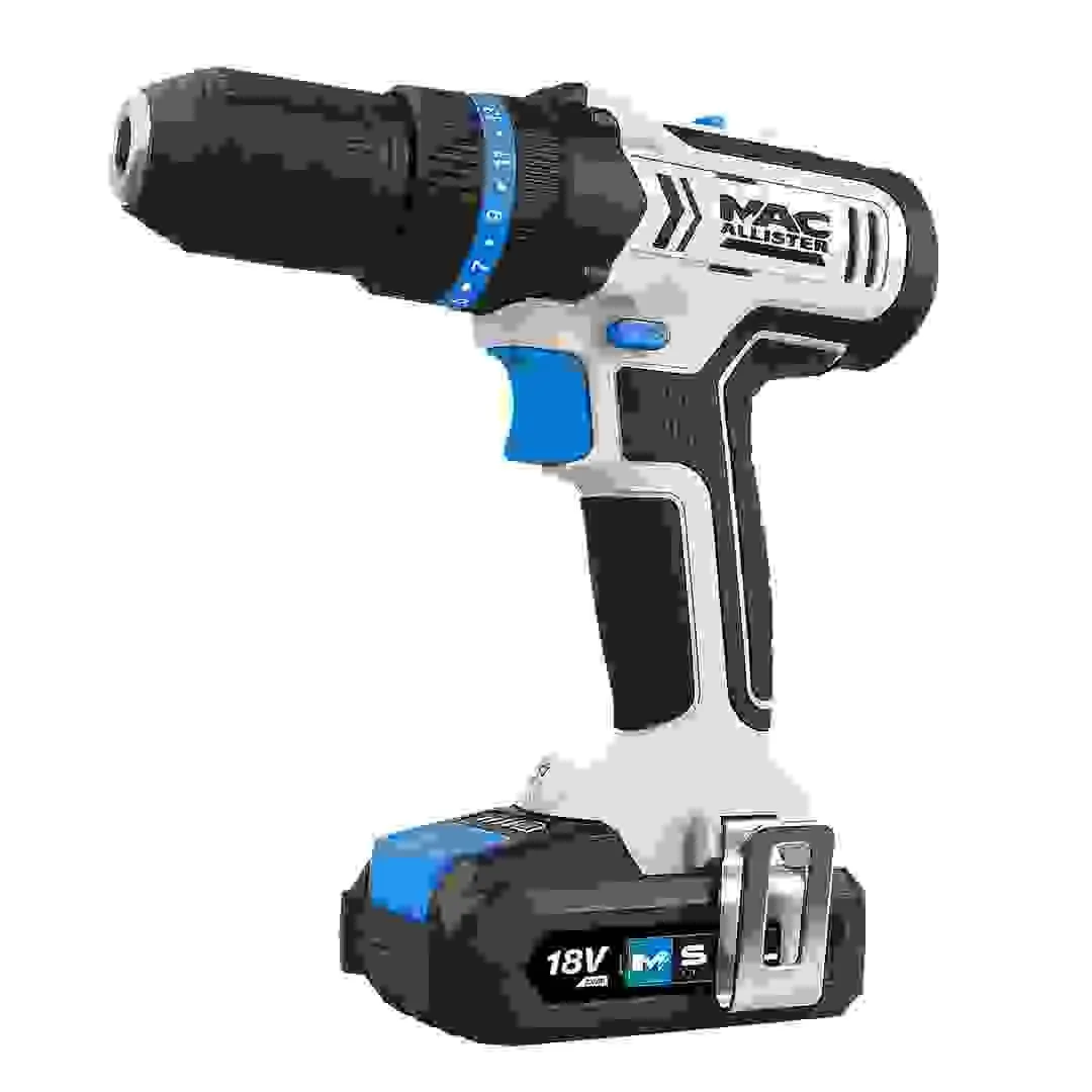 Mac Allister Cordless Combi Drill W/Battery & Charger, MCD18-Li-2 (18 V)